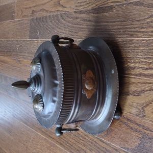 Vintage brass tea caddy made in Morocco